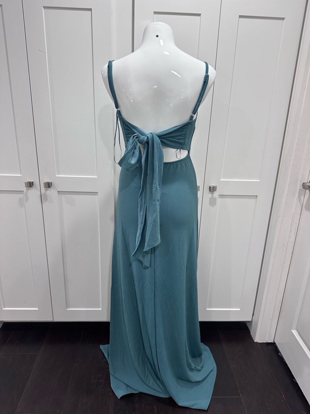 NWT Birdy Grey Benny Dress in Crepe Sea Glass - Picture 6 of 9